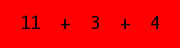 enter the sum of these 3 numbers