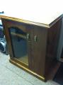 Solid timber TV Cabinet with seperate DVD/CD cupboard